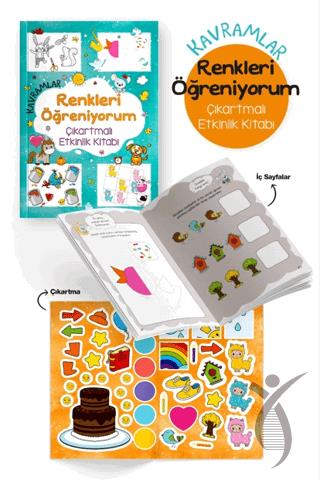 Kavramlar – Renkleri Öğreniyorum – Çıkartmalı Etkinlik Kitabı