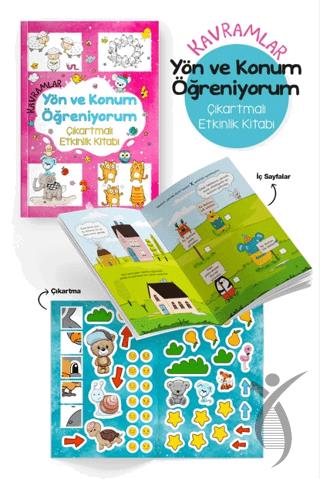 Kavramlar – Yön ve Konum Öğreniyorum – Çıkartmalı Etkinlik Kitabı