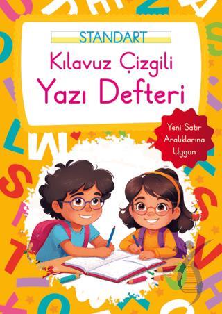 Kılavuz Çizgili Yazı Defteri Büyük Boy - Turuncu