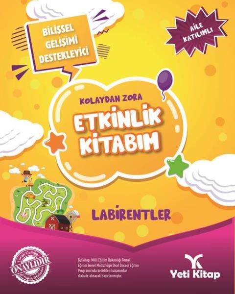 Kolaydan Zora Etkinlik Kitabım - Labirentler