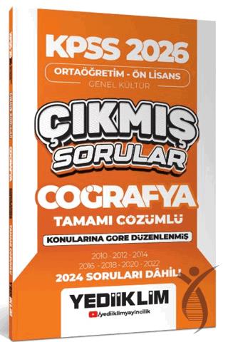 KPSS 2026 Ortaöğretim - Ön Lisans Coğrafya Konularına Göre Çıkmış Sorular (2024 Soruları Dahil)