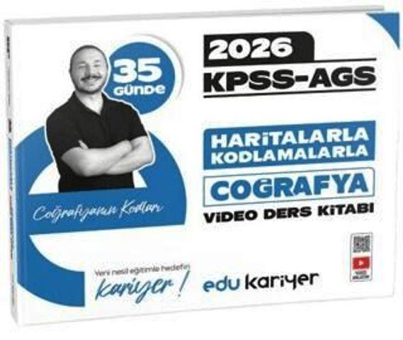 KPSS-AGS 35 Günde Haritalarla Kodlamalarla Coğrafya Video Ders Kitabı 2026 (İADESİZ)