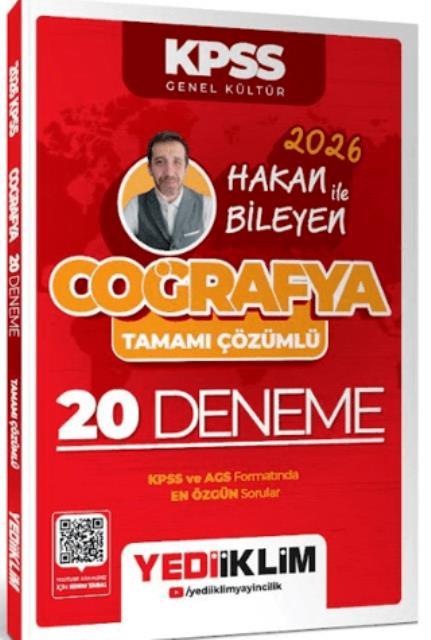 KPSS Coğrafya Tamamı Çözümlü 20 Deneme 2026