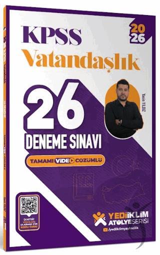 KPSS Vatandaşlık Tamamı Video Çözümlü 26 Deneme Sınavı 2026