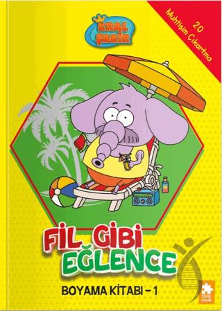 Kral Şakir - Fil Gibi Eğlence Boyama Kitabı- 1