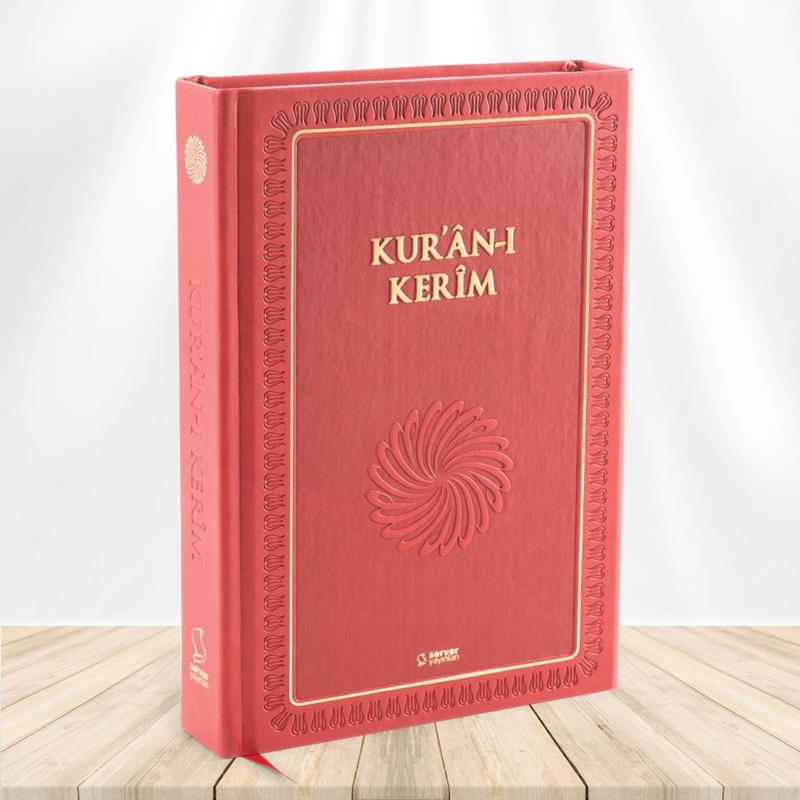 Kur'ân-ı Kerîm (Büyük Boy - Mıklepli - Kırmızı)