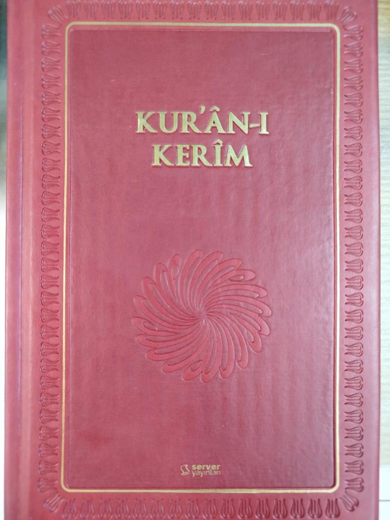 Kur'ân-ı Kerîm (Büyük Boy - Mıklepli - Kırmızı)
