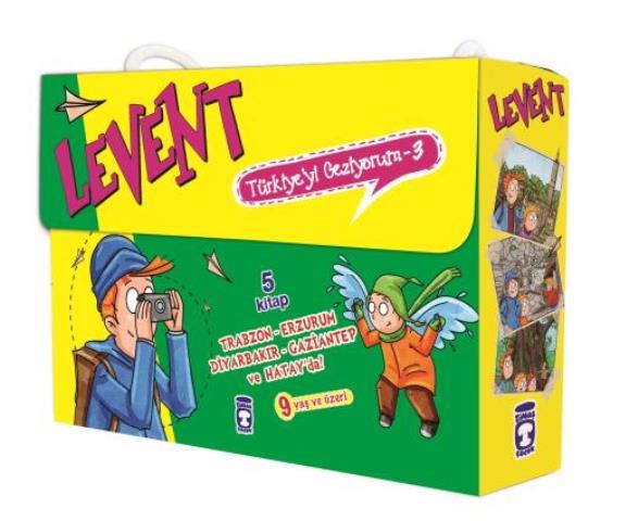 Levent Türkiye'yi Geziyorum 3 Set (5 Kitap)