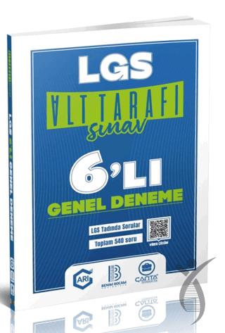 LGS Alt Tarafı Sınav 6 lı Genel Deneme
