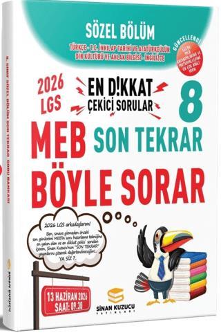 LGS Son Tekrar Sözel Soru Bankası