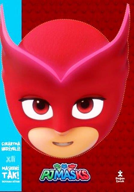 Maskeni Tak Pjmasks Baykuş Kız Boyama Kitabı