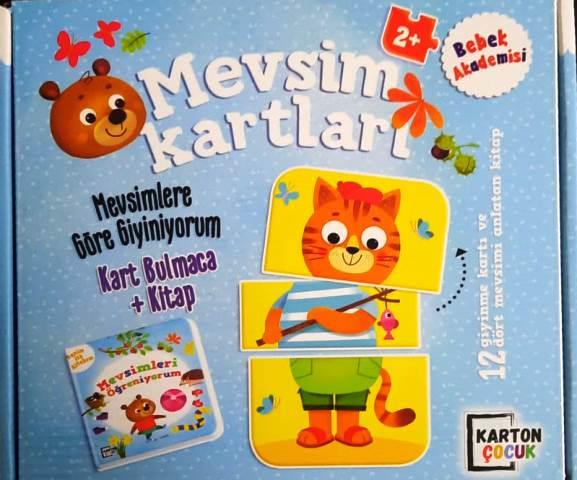 Mevsim Kartları Mevsimlere Göre Giyiniyorum Bebek Akademisi Serisi