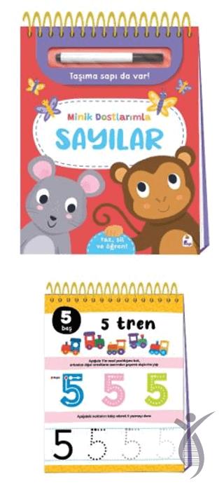 Minik Dostlarımla Sayılar – Yaz, Sil ve Öğren