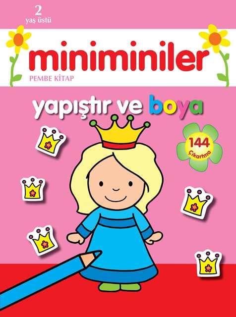 Miniminiler : Pembe Kitap Yapıştır ve Boya