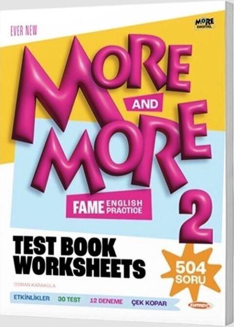 More More English 2 Worksheets Test Book