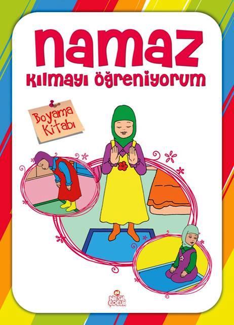 Namaz Kılmayı Öğreniyorum (Bayan) Boyama Kitabı