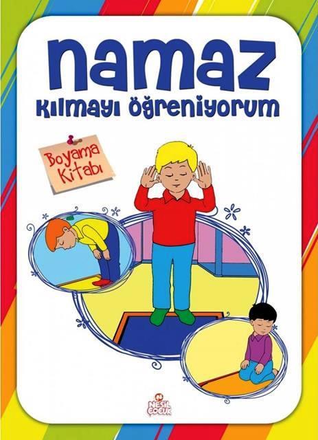 Namaz Kılmayı Öğreniyorum (Erkek) Boyama Kitabı