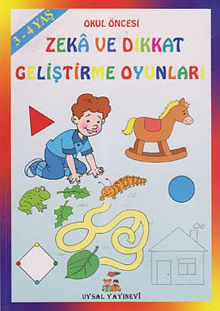 Okul Öncesi Zeka ve Dikkat Geliştirme Oyunları - 3-4 Yaş