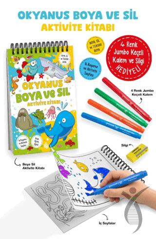 Okyanus – Boya ve Sil Aktivite Kitabı / 3 Yaş +
