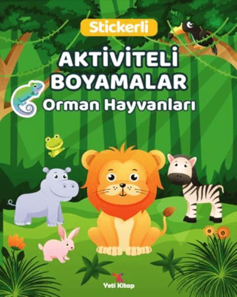Orman Hayvanları Aktiviteli Boyamalar