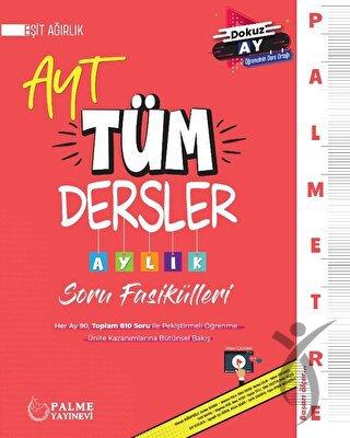 Palmetre AYT Eşit Ağırlık Tüm Dersler Aylık Çalışma Fasikülleri