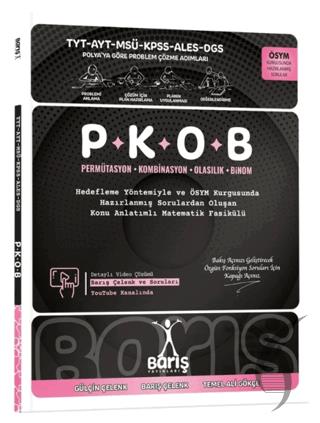 Permütasyon Kombinasyon Olasılık Binom Matematik Fasikülleri