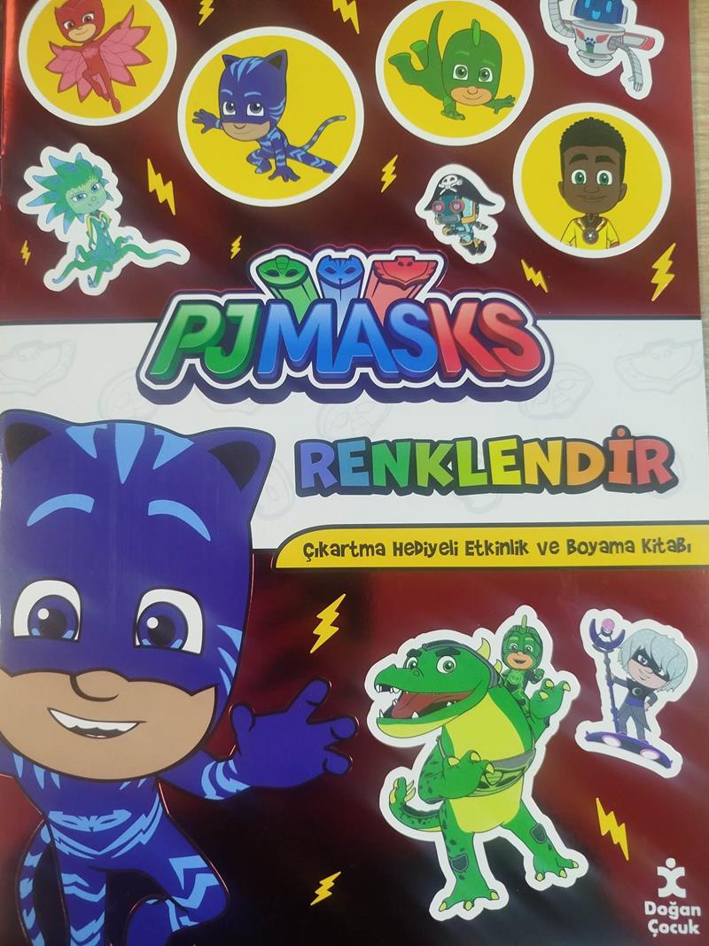 Pjmasks Reklendir Boyama Kitabı