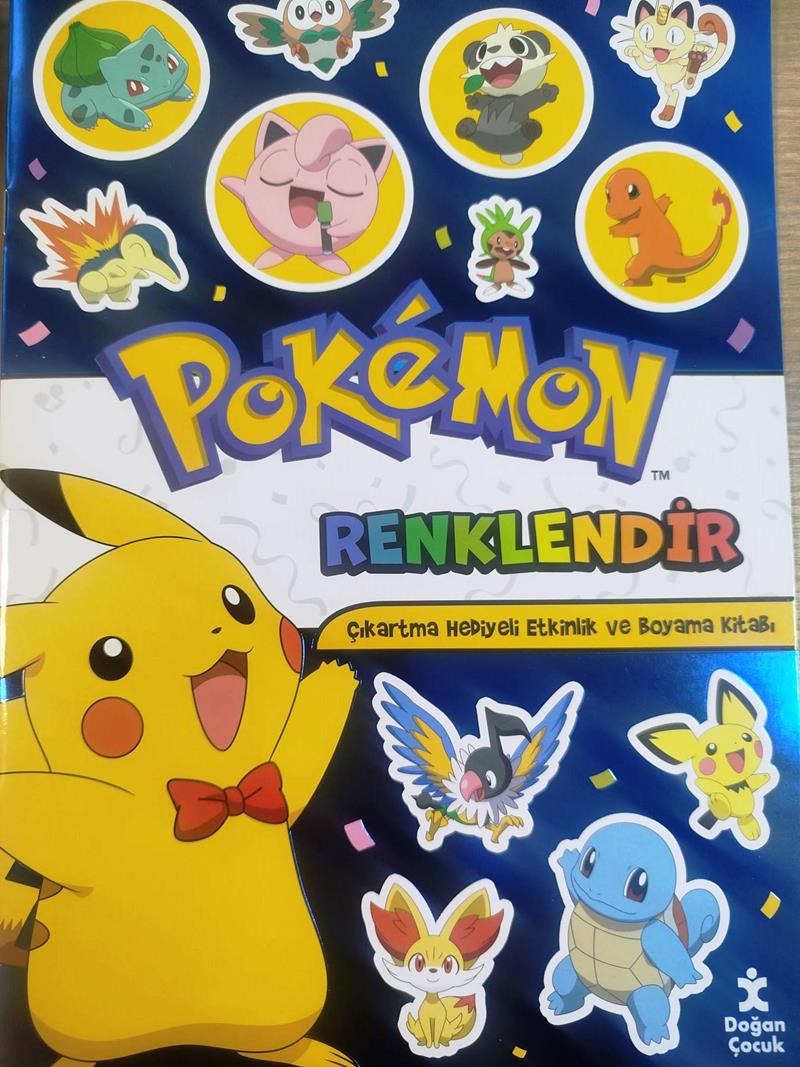 Pokemon Reklendir Boyama Kitabı