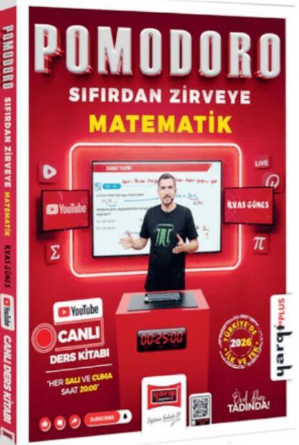Pomodoro Sıfırdan Zirveye KPSS ALES DGS MEB-AGS TYT-AYT Matematik Canlı Ders Kitabı 2026
