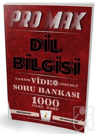 Promax Dil Bilgisi Tamamı Video Çözümlü Soru Bankası