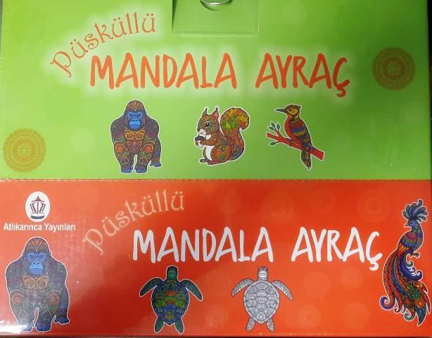 Püsküllü Mandala Ayraç Seti (100 Çeşit - 400 Adet)