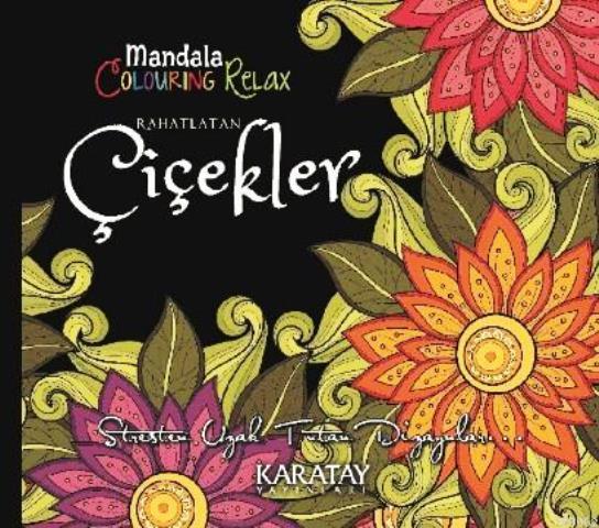 Rahatlatan Çiçekler - Mandala Colouring Relax