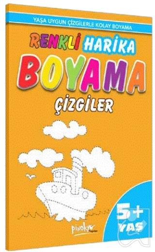 Renkli Harika Boyama Çizgiler 5+ Yaş