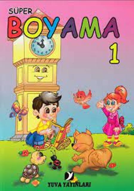 Renkli Süper Boyama (10 Kitap Takım)