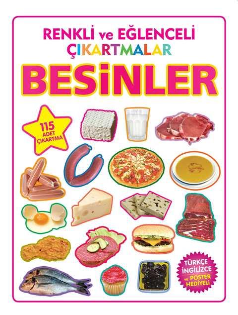 Renkli ve Eğlenceli Çıkartmalar - Besinler (Food)