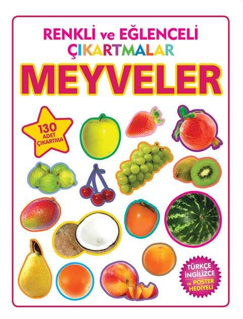 Renkli ve Eğlenceli Çıkartmalar - Meyveler (Fruits)