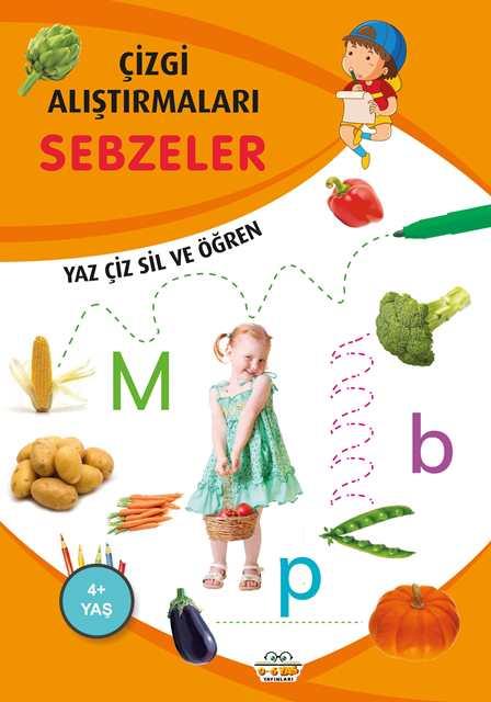 Sebzeler - Yaz Çiz Sil Öğren