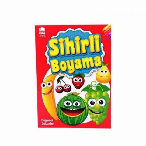 Sihirli Boyama Meyveler Sebzeler
