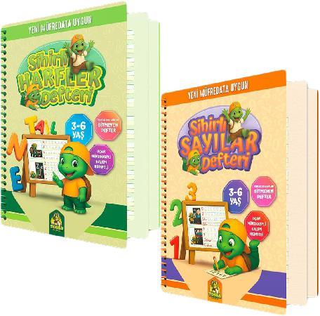 Sihirli Harfler ve Sihirli Sayılar Defteri 2 Kitap Set