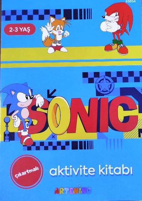 Sonic Aktivite Kitabı 2-3 Yaş - Çıkartmalı
