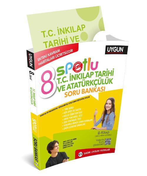 Spotlu Soru Bankası T.C. İnkılap Tarihi ve Atatürkçülük 8. Sınıf (Kavram Haritası Hediyeli)