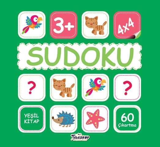 Sudoku 4x4 - Yeşil Kitap