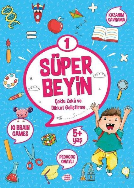 Süper Beyin 1 Çoklu Zeka ve Dikkat Geliştirme 5+ Yaş