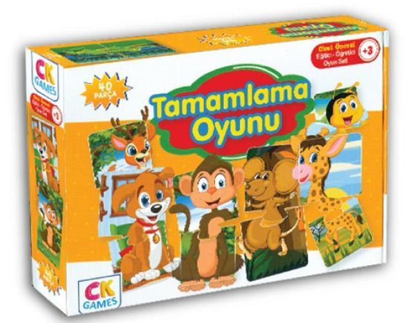 Tamamlama Oyunu  3+yaş Eğitici Öğretici 58 Parça Puzzle Oyun Seti