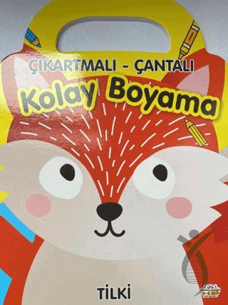 Tilki - Çıkartmalı-Çantalı Kolay Boyama