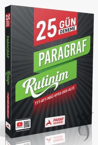 TYT 25 Günde Rutin Paragraf Branş Denemeleri