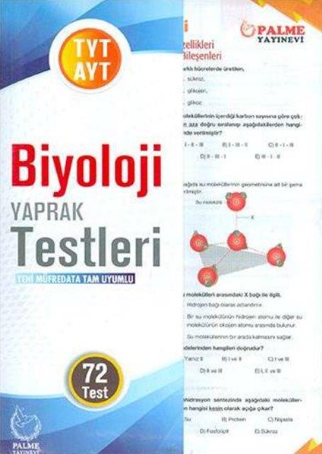 TYT AYT Biyoloji Yaprak Testleri