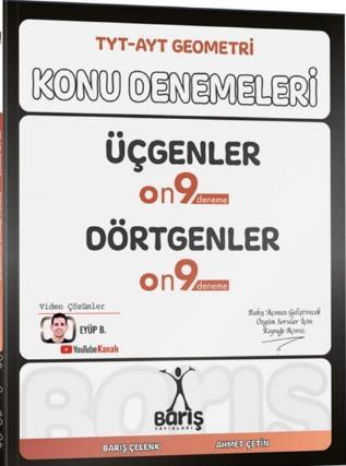 TYT AYT Geometri Üçgenler Dörtgenler Konu Denemeleri