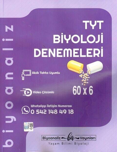 TYT Biyoloji 60x6 Denemeleri