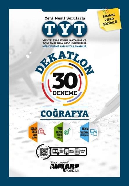 TYT Coğrafya Dekatlon 30 Deneme 